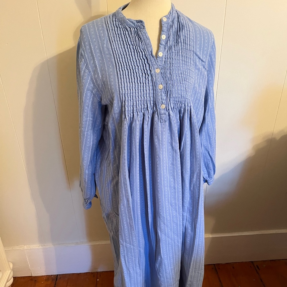 ll Bean Dobby Nightgown size S